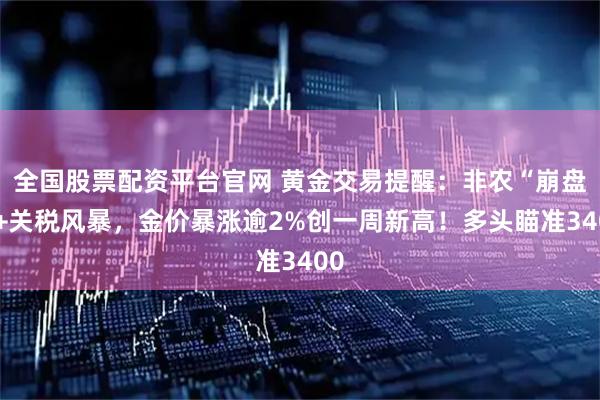 全国股票配资平台官网 黄金交易提醒：非农“崩盘”+关税风暴，金价暴涨逾2%创一周新高！多头瞄准3400